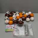 28 Pack Valentine's Day Gifts for Kids With Sports Stress Balls,28 Valentine's Cards for Classroom Exchange Gift Prizes Party Favor