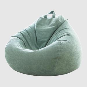 Large Bean Bag Chair Cover Only(No Filler),Green Bean Bag Covers Stuffable Bean Bags Memory Foam Soft Premium Corduroy Stuffable Bean Bags for Kids,35.4"*30.7"*30.7"
