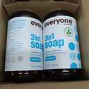 Everyone 3-in-1 Soap, Body Wash, Bubble Bath, Shampoo, 32 Ounce (Pack of 2), Unscented, made for Men and Women