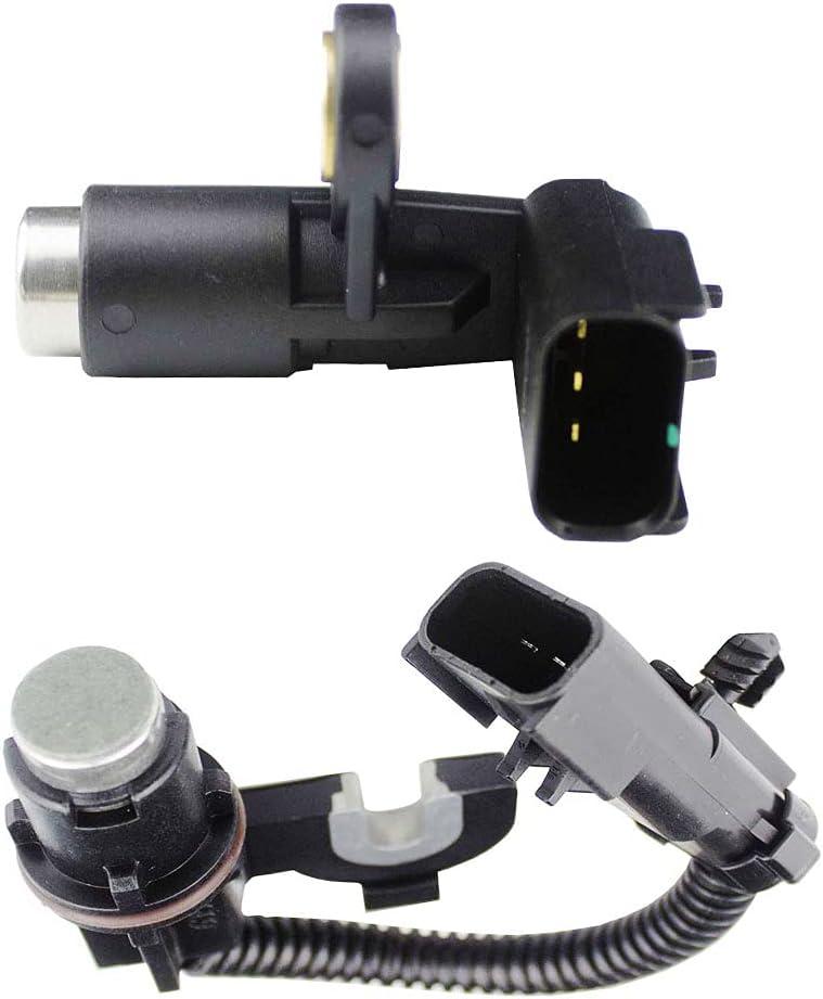 2pcs Crankshaft + Camshaft Position Sensor Kits for Dodge Caravan 3.3L 2001 2002 2003 2004 2005 2006 2007