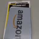 Hand Grip Strength Trainer Kit - Hand Gripper Strengthener 6 Pack with 2 Adjustable Resistance with 2 Finger Stretchers Finger Exerciser Forearm Workout Ring Exercise Equipment Yellow and Black