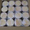 Thick Candle Jars for Making Candles 16 Pcs, 7 OZ Empty Jars with Wood Lids for Candle Making, Sample Container, Red