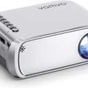 Vamvo Projector Mini Portable Video Projector, Movie Projectors For Home Theater Compatible with HDMI/TYPE-C/USB/VGA/AV/Smartphone/TV Box/Laptop/ iOS/Android