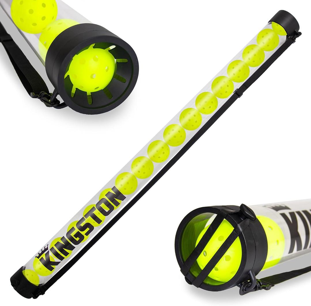 Kingston Premium Pickup Pro: The Longest Pickleball Tube, Holds 17 Balls, Easy Pickup and No More Bending Over, Portable Indoor/Outdoor Pickleball Ball Pickup