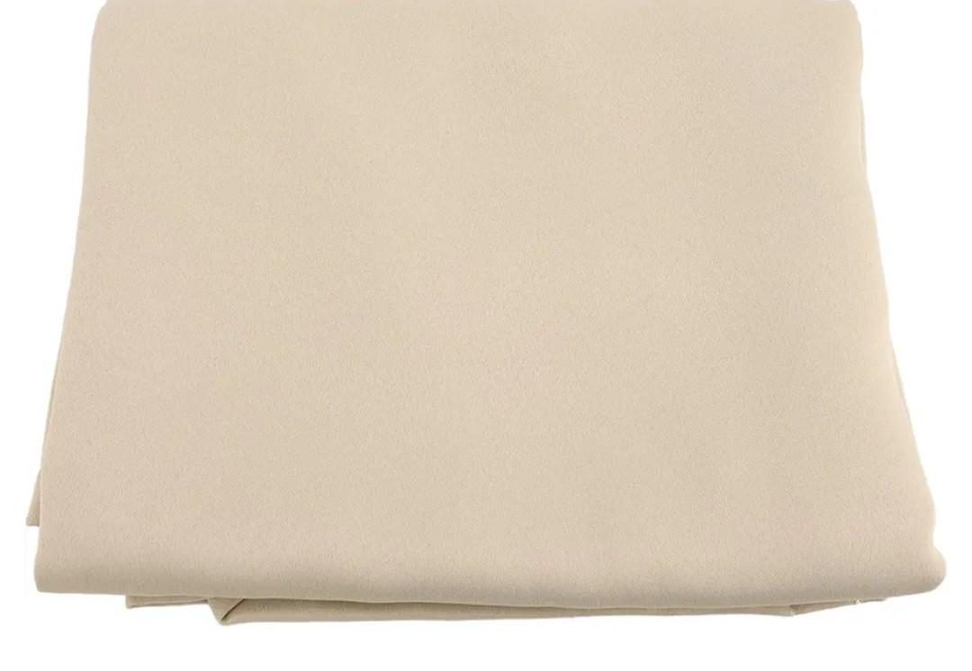 Yosoo Blackout Curtain, French Style Door Curtain for Home Office Hotel With Elegant Design Private Blind with Polyester Material (Beige),10.63"L x 1.57"W