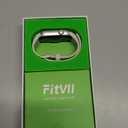 FITVII Slim Fitness Tracker AMOLED with Blood Oxygen, Blood Pressure, 24/7 Heart Rate and Sleep Tracking, IP68 Waterproof Activity Trackers and Smart Watches with Step Tracker, Pedometer for Women Men