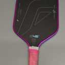 Franklin Sports Pro Pickleball Paddles - Parris Todd C45 Carbon Fiber Series - Official USAP + UPA Approved Pickleball Paddle - Elongated Pro Player Design - 13.25mm Polymer Core - Hot Pink/Surf Blue