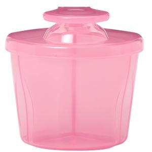 Dr. Brown's Travel Formula Dispenser with Lid, BPA Free - Pink - Holds 27oz (1-Pack, Pink)