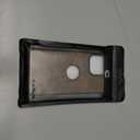 Casus Designed for iPhone 14 Pro Max Case Vegan Leather Slim Logo View Classic Luxury Elegant Thin Protective Cover (2022) 6.7" (Gray)