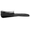 BESTOOL Detangling Brush, Detangler Brush for Natural Black/ Curly Hair Afro 3/4abc Texture, Faster n Easier Detangle Wet or Dry Hair with No Pain (Black)