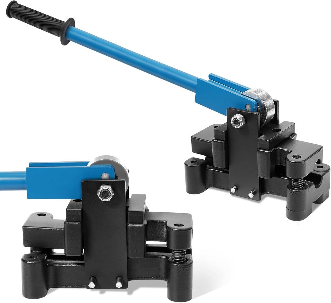 Dual Size Conduit Offset Bender 2 in 1 - both &  EMT, Ensuring Precise and Efficient Electrical Installations, Blue (Regular)