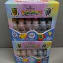 2 x 24 Colors Tie Dye Kit, Tie Dye Set for Kids, Pre-Filled Bottles, Non Toxic Permanent Fabric Dye Art Set, Easy DIY Fabric Art - Create Fun (24 Colors)