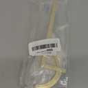 Mcredy Cabinet Pulls Half Moon Drawer Pulls Semi Circle Gold Brushed Zinc Alloy Handle Pulls with Screws 5.04" Mounting Hole Distance, 2 Sets