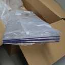 Sieral Aquarium Lids Polycarbonate Canopy 2 Pieces Set 22.95 x 16.61 x 0.12 inch for 75/90/110 Gallon with Center Brace Aquariums Cover Fish Tank Lid with a Hook Knife, Clear