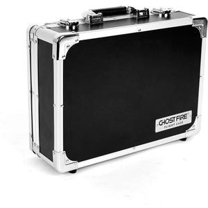 GHOSTFIRE Guitar Multi Effect Pedal Case14x9.8x4.2in with Pedal Mounting Tape FastenerSturdy Locking Aluminum T series T-EC6