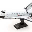 Fascinations Metal Earth Space Shuttle Atlantis Color Version 3D Metal Model Kit
