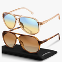 livho Trendy Polarized Aviator Sunglasses Women Men, Retro Sun Glasses for Women Men 2025, Oversized UV Protection Shades