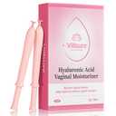 Villsure Hyaluronic Acid Vaginal Moisturizer for Women pH Balance Support Vaginal Care Gel Helps Relieve Dryness & Support Vaginal Health Fragrance-Free