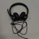 TECKNET Wireless Headset, Bluetooth Headset with Noise Cancelling Microphone - Rechargeable Bluetooth V5.2 Headphones, 50H Playtime & Mic Mute, On Ear Headphones for Trucker/Remote Work/Call Center (Deep Black)