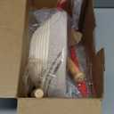 Complete Sourdough Starter Kit, Banneton Bread Proofing Basket with Glass Sourdough Starter Jar, Sourdough Bread Baking Supplies, 9'' Round Bread Proofing Basket, for Bread Making Baking Fermentation