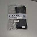 YIANNA Women's Underbust Latex Sport Girdle Waist Trainer Corsets Cincher Hourglass Body Shaper Weight Loss (Black, XS)