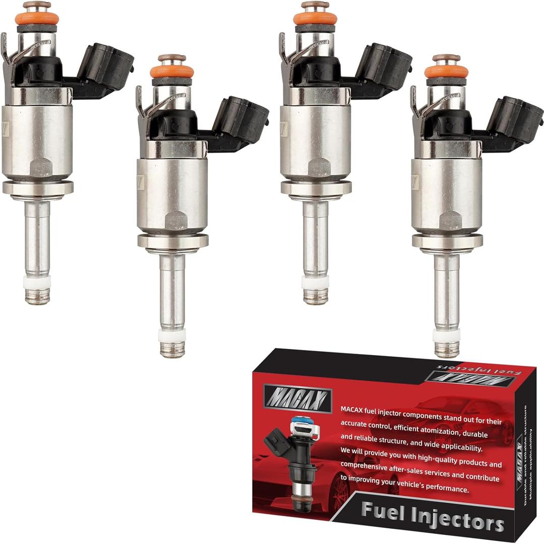 Set of 4 Fuel Injectors 16450-5LA-A01 FJ1208 Replacement Compatible with Honda Accord 2013-2017 CRV 2015-2019 Acura ILX 2016-2021 TLX 2015-2020 2.4L - Replaces 06160-5A2-305 16010-5LA-305