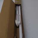 Umimile Tension Curtain Rod, 51-86 inches Adjustable Spring Shower Tension Curtain Rod, Stainless Steel Closet Rod for Windows or Shower, No Drilling, No Rust, Easy to Install, White