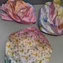 3 PCS Kids Bonnets for Girls,Kids Hair Bonnet,Silk Bonnet for Kid Sleeping,Cute Printed Silk lace up Children's Nightcap,A Sleeping Cap Suitable for Teenagers and Young Children