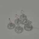 LUXEAR Suction Cup Hooks - 6 Pack Suction Hooks Reusable Powerful Waterproof - Clear Removable Suction Hanger for Shower,Tile,Bathroom,Window,Towel,Kitchen