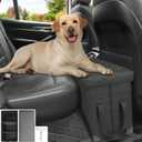 Car Back Seat Extender for Large Dogs up to 200lbs,Dog Car Back & Front Seat Extender with Storage, Pets Can to Have The Whole Front/Back Seat to Stretch Out and Nap On Trips