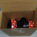 Hoolerry 6 Pcs Mini Heart Springform Pan 4 Inch Heart Shape Mini Cheesecake Pans Non Stick Cake Mold Small Cake Mold with Drop Bottom for Air Fryer Pressure Cooker Baking (Pattern,Red)