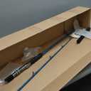 Fiblink 2-Piece Boat Conventional Fishing Rod Portable Spinning/Casting Rod Carbon Fishing Pole