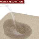 Merry Christmas Kitchen Rugs Set of 2 Non-Slip Christmas Gingerbread Kitchen Mats for Floor Winter Xmas Holiday Low-Profile Washable Home Decor Rug 17x47 Inch and 17x29 Inch (1'5" x 3'11" (Rectangular))