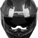 Motorcycle Helmets Street Bike Full Face Motorcycle Helmet Motorbike for Adults DOT Approved Helmets, F-700 (Medium, Carbon Fiber Pattern)