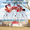 10x10 ft Outdoor Pop Up Bubble Tent, 4-6 Person Garden Dome Igloo Tents with Rainproof & Windproof Design for Camping, Backyard Events and Beach