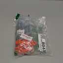 16 Pack Tent Stakes, Galvanized Non-Rust Camping Tent Pegs, 7.1 Inch Heavy Duty Ground Stakes Canopy Anchors - Orange Hiking (16, Orange)