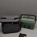 Monteka Cordless Electric Lunch Box for Adults, Rechargeable Heated Lunch Box with Scheduled Heating, Portable Food Warmer with Memory Function & Automatic Keep Warm, Christmas White Elephant Gifts