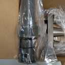 Moen Ronan Spot Resist Brushed Nickel Two-Handle 4" Centerset Modern Bathroom Faucet with Push-Down Drain, 84022SRN ((Pack of 1))