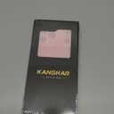 KANGHAR Compatible with iPhone 17 Pro Max Case 2025, Wallet Silicone Checkered Cute Pattern, Card Holder Camera Protection Soft Slim Shockproof Edge Cover for Girls Women -Pink