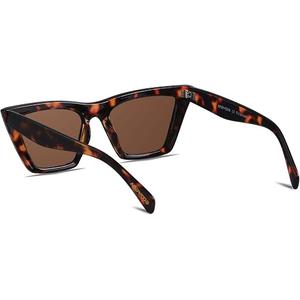 ANDWOOD Cat Eye Sunglasses for Women Polarized Cateye Frames Fashion Vintage Square Classic Retro Sun Glasses
