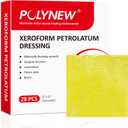 Xeroform Petrolatum Dressing 2"x2", 28 PCS Non-Adherent Gauze for Low Exudating Wounds, Fine Mesh Gauze Pads for Burns, Abrasions, Lacerations, Skin Grafts and Surgical Incisions