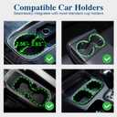 Car Cup Holder Expander, Cup Holder Extender Adapter with Expandable Arm and Adjustable Base, Compatible with Yeti Ramblers 14-64oz, Hydro Flasks 18-64oz Most Coffee Mugs Bottles & Cups
