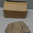 Reptile Hide Resin Cave Shelter for Ball Python, Lizard, Leopard Gecko, Bearded Dragon, Terrarium Habitat Decoration (Faux Mud Color, Medium)