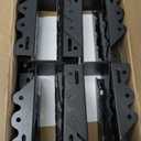 16 Pcs 2x6 Joist Hanger, for Rafter Hurricane Ties Joist Hangers, Black Powder-Coated , Tie Brackets for Floor Deck and Ceiling Trusses