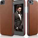LOHASIC for iPhone SE 3 Case, for iPhone 8 Case, for iPhone 7 Leather Case Slim Premium PU Soft Back Cover Protective Cases Compatible with iPhone 7/8/SE 2022 [3nd Generation] - Brown