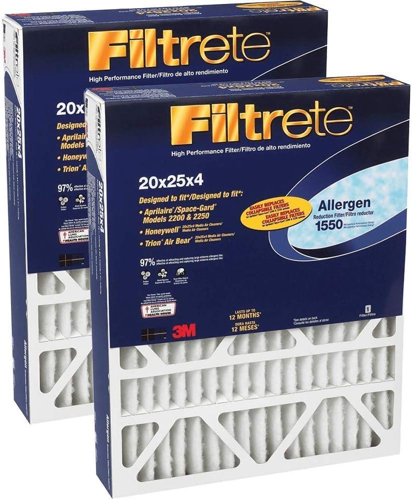 3M COMPANY DP03DC-4 Filtrete Filter, 20 x 25 x 4-Inch