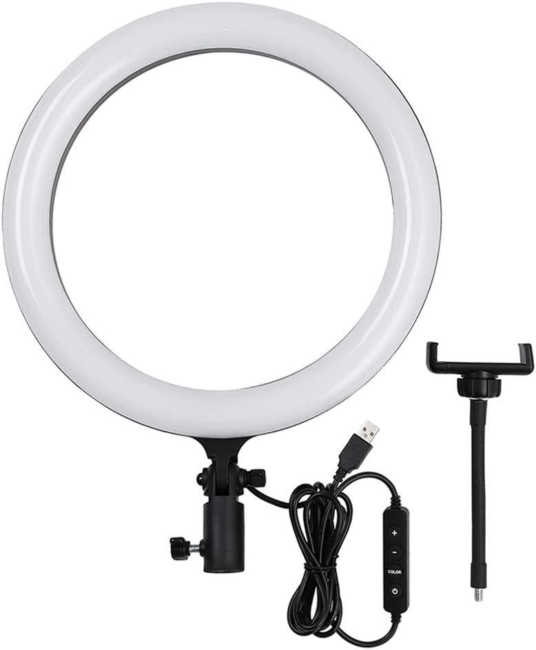 GODOX LR120 12 Inch LED Ring Light Photography Light Fill-in Light 3000K-6000K Bi-Color Temperature Adjustable Brightness USB Powered with Phone Holder for Live Streaming Selfie Makeup Photography