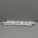 Pack of 1 White Tension Curtain Rod 30 to 64 Inch,Adjustable Curtain Rod,Shower Tension Curtain Rod No Drilling, 7/8" Spring Curtain Rods for Windows Closet Doorway Door