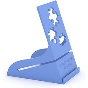 Puzzle Peak All-in-One Jigsaw Puzzle Box Stand and Puzzle Poster Holder Accessory for All Puzzlers - Blue