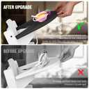 HLVEIN for Stokke Tripp Trapp Tray,Black-Smooth Surface Powerful Suction,Easy to Clean,Compatible with Stokke Tripp Trapp Chair(V2 and Beyond),Made with BPA-Free Plastic